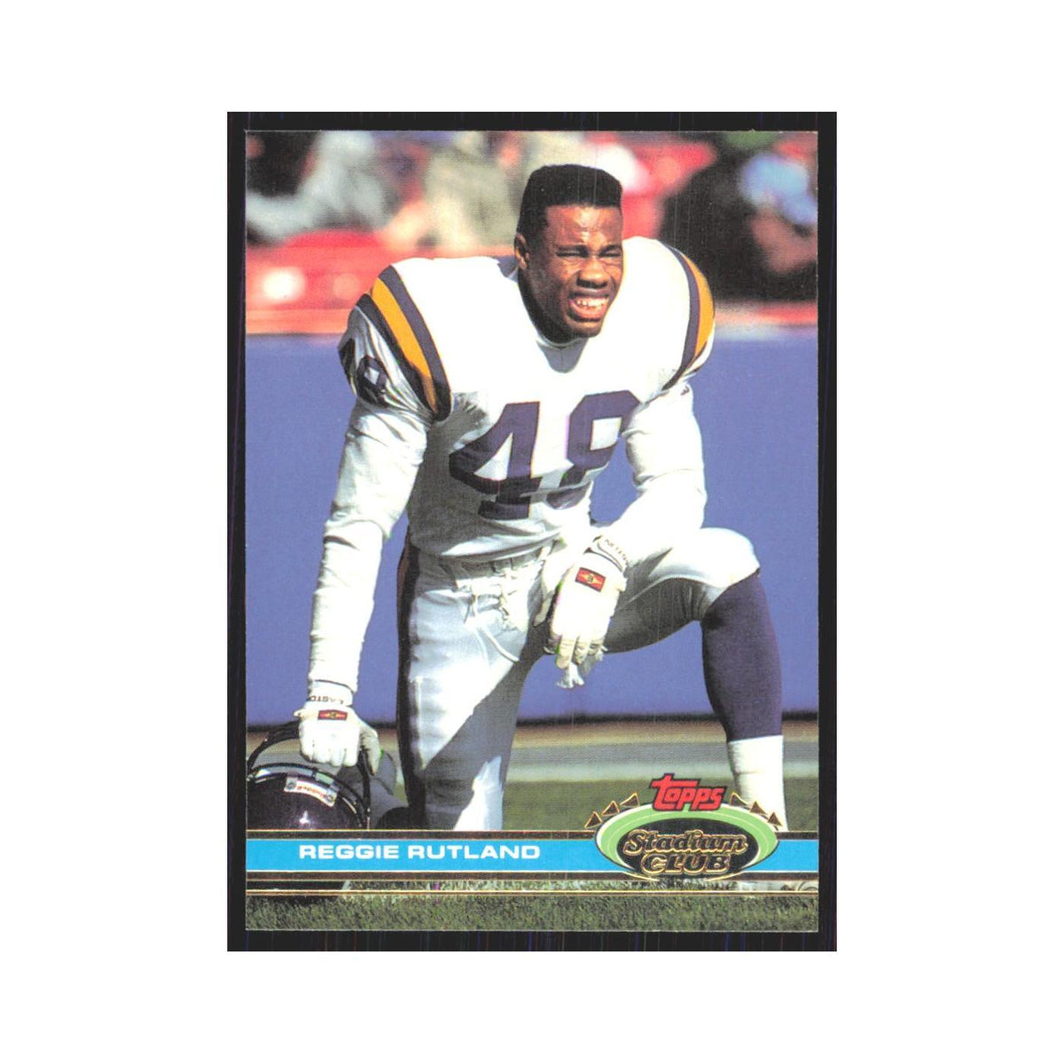 1991 Stadium Club Reggie Rutland Vikings #365