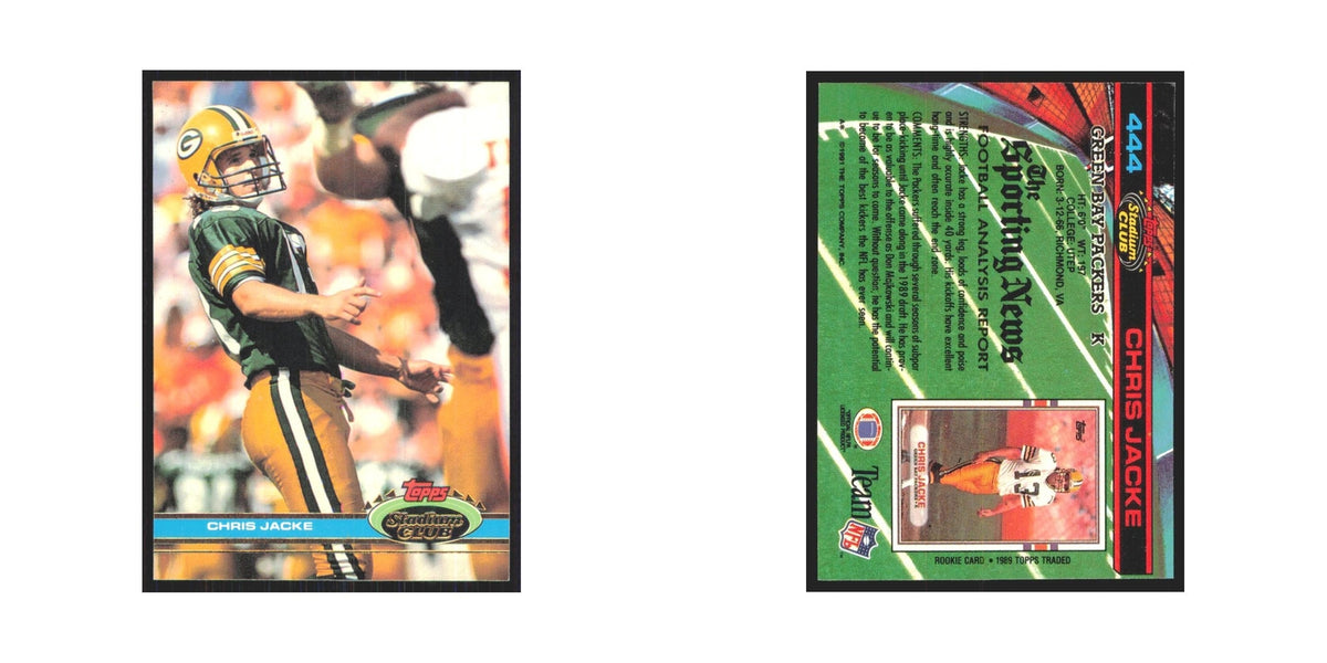 1991 Stadium Club Chris Jacke Packers #444