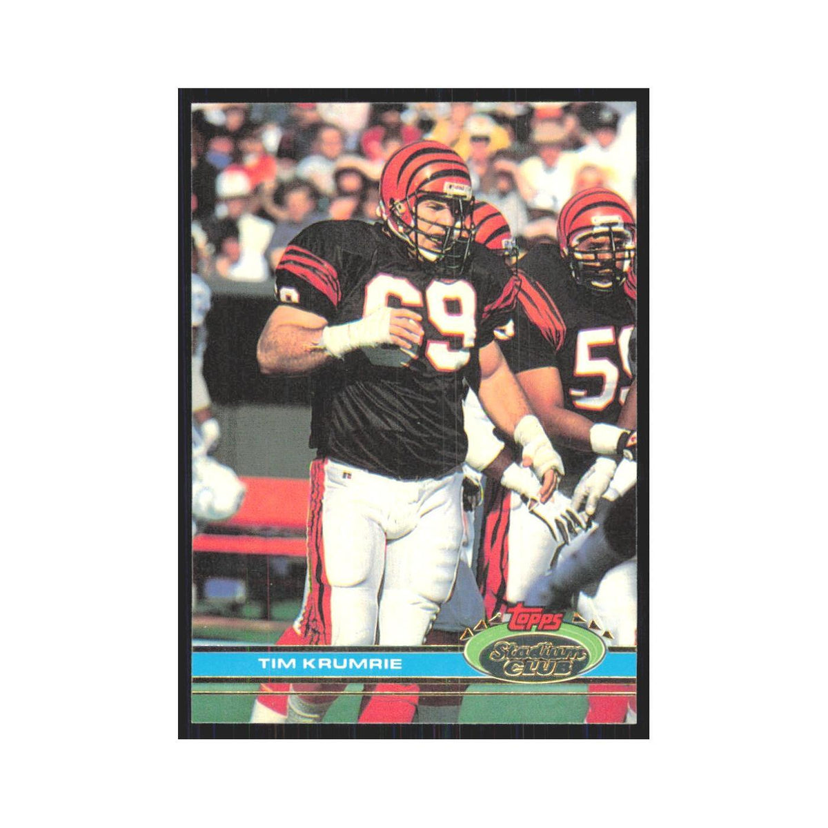 1991 Stadium Club Tim Krumrie Bengals #482