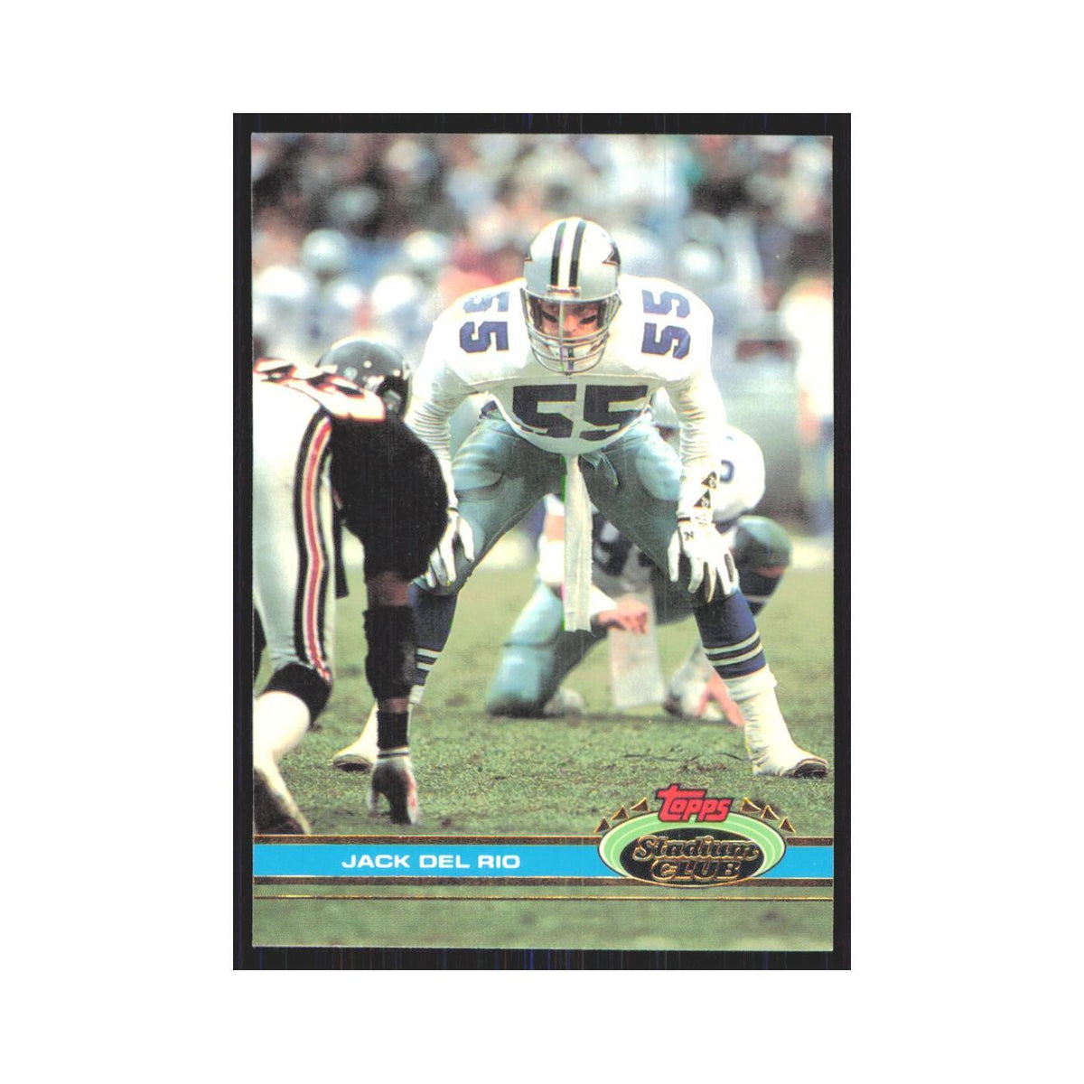 1991 Stadium Club Jack Del Rio Cowboys #492