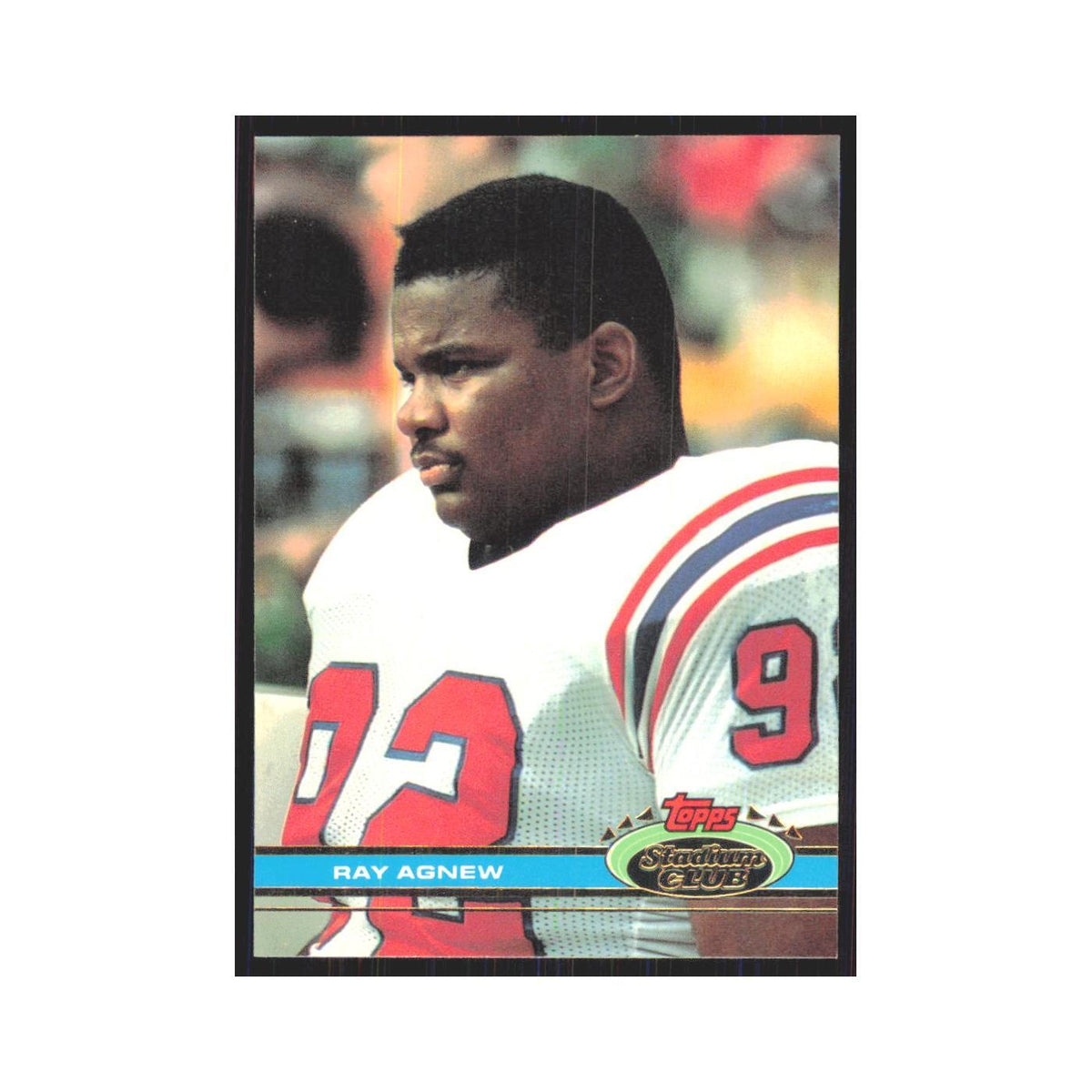 1991 Stadium Club Ray Agnew Patriots #408