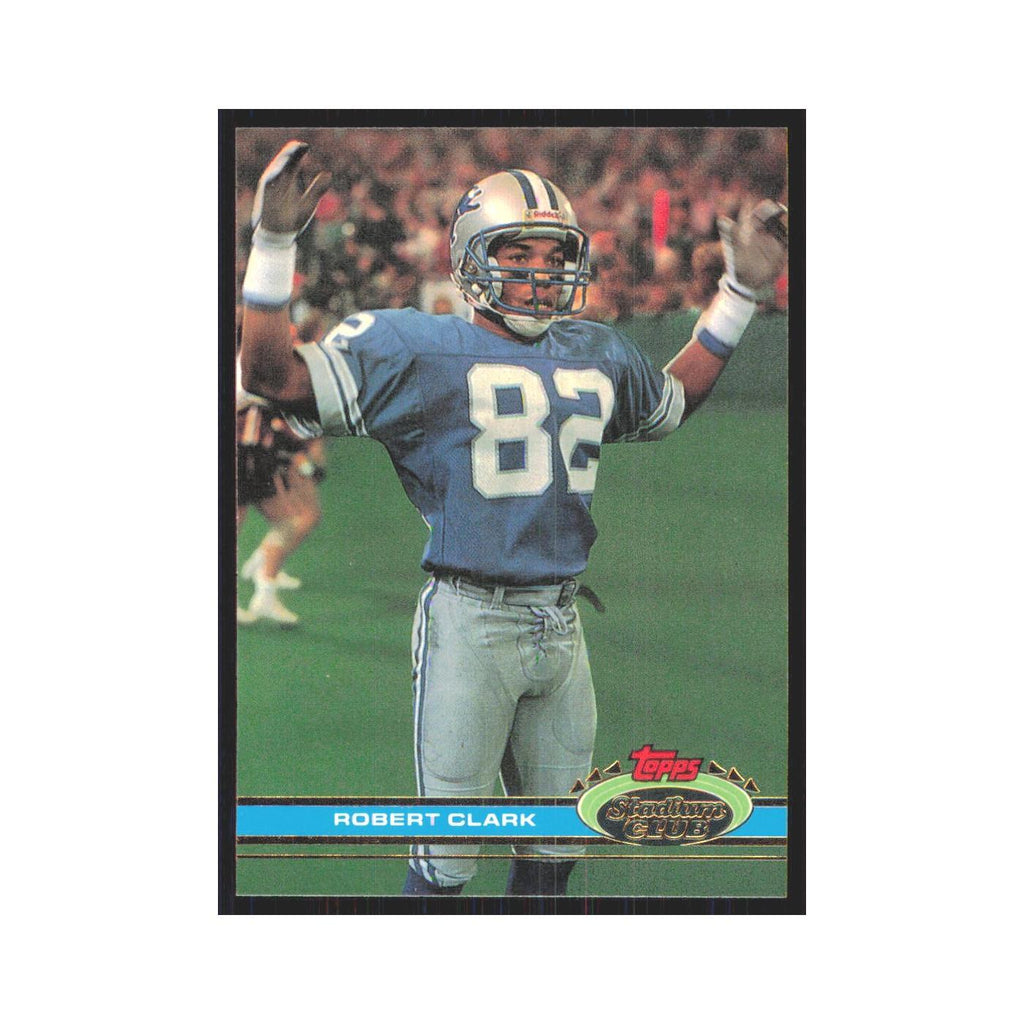 1991 Stadium Club Robert Clark Lions #483