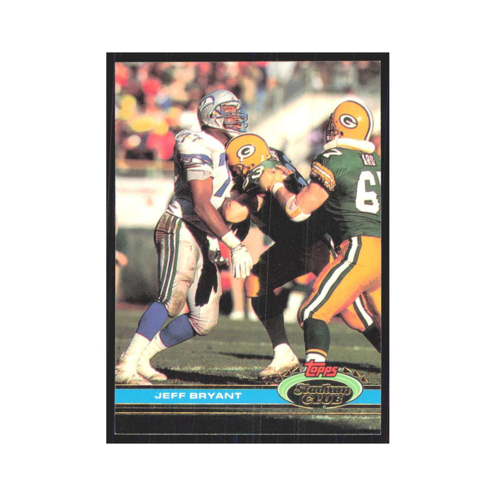 1991 Stadium Club Jeff Bryant Seahawks #415
