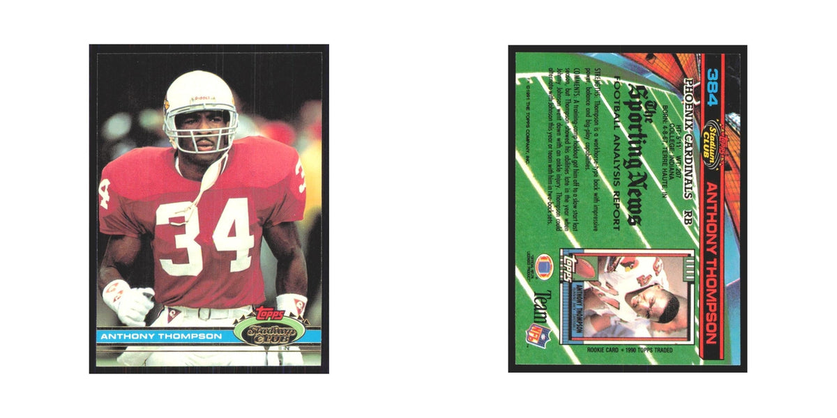 1991 Stadium Club Anthony Thompson Phoenix Cardinals #384