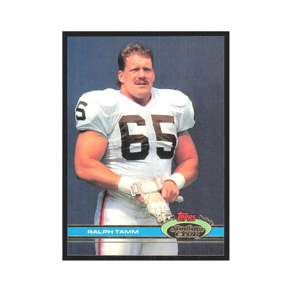 1991 Stadium Club Ralph Tamm Browns #472