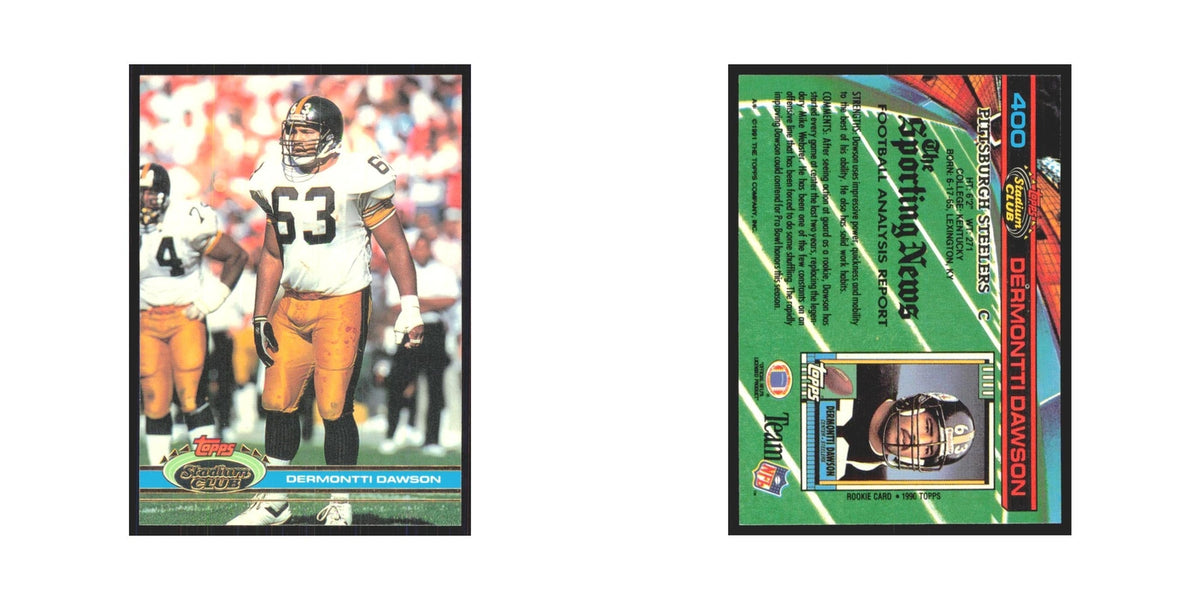 1991 Stadium Club Dermontti Dawson Steelers #400