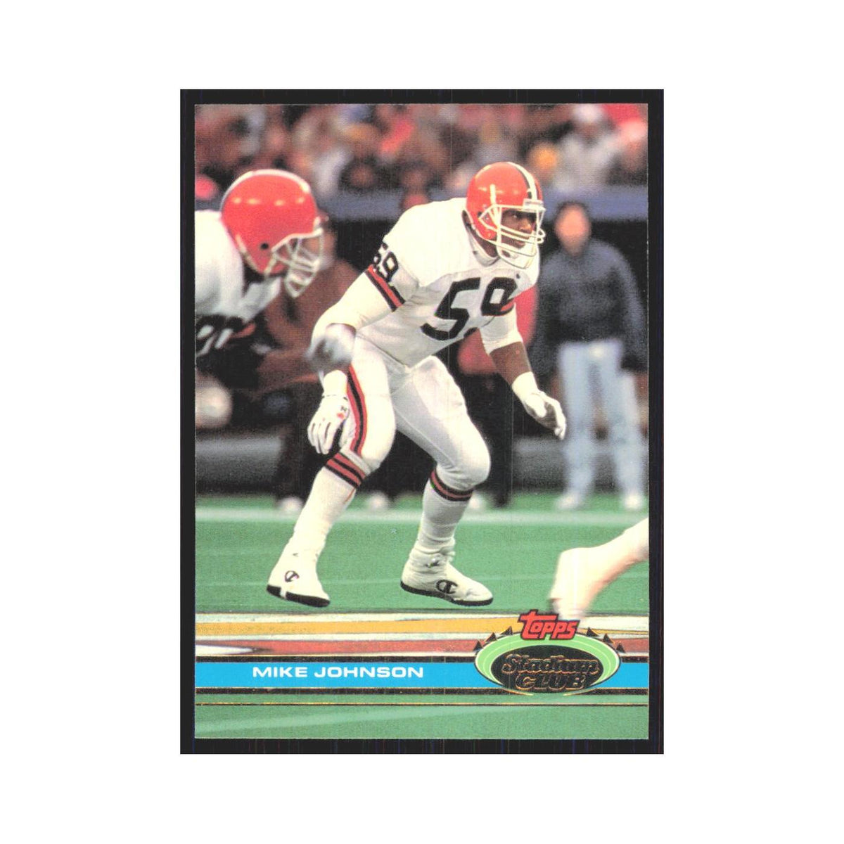 1991 Stadium Club Mike Johnson Browns #399