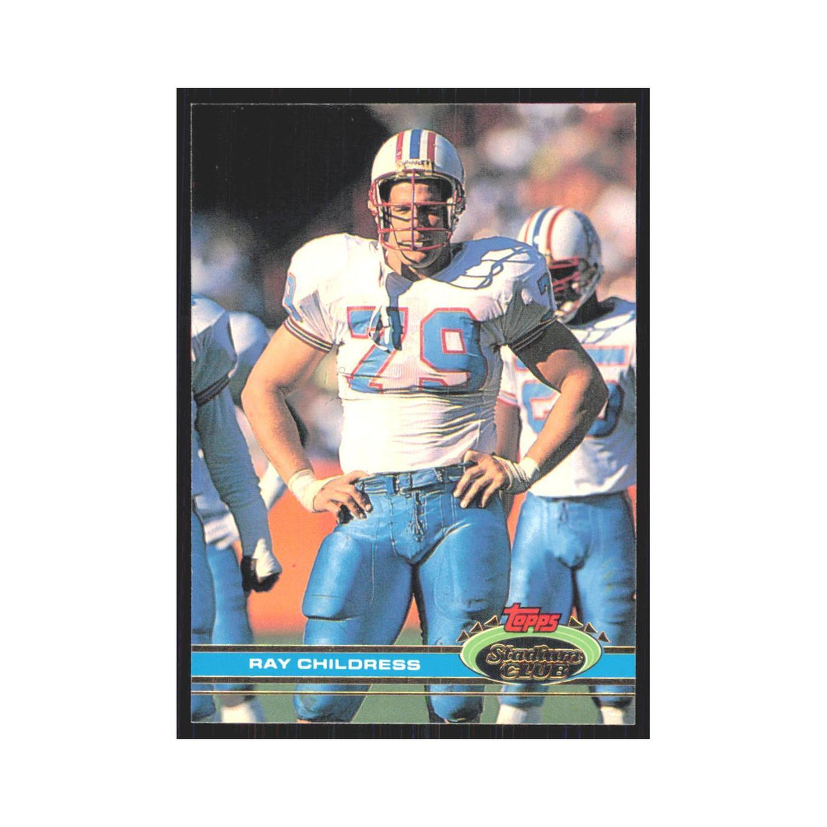 1991 Stadium Club Ray Childress Houston Oilers #455