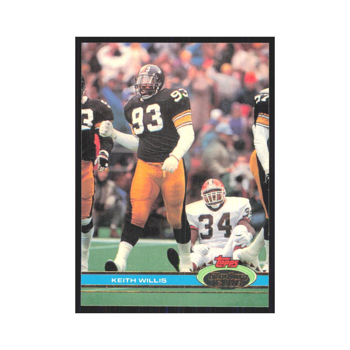 1991 Stadium Club Keith Willis Steelers #347