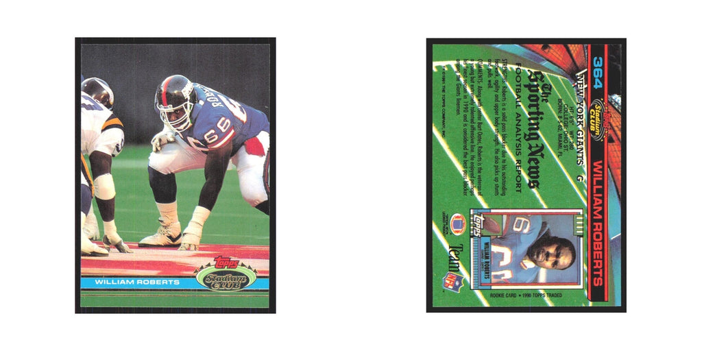 1991 Stadium Club William Roberts Giants #364