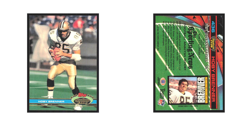 1991 Stadium Club Hoby Brenner Saints #436