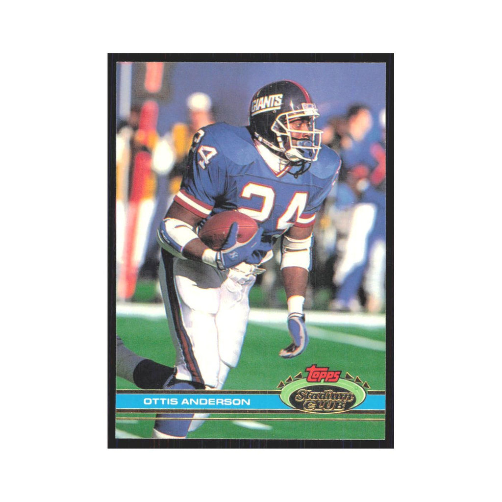 1991 Stadium Club Ottis Anderson Giants #490