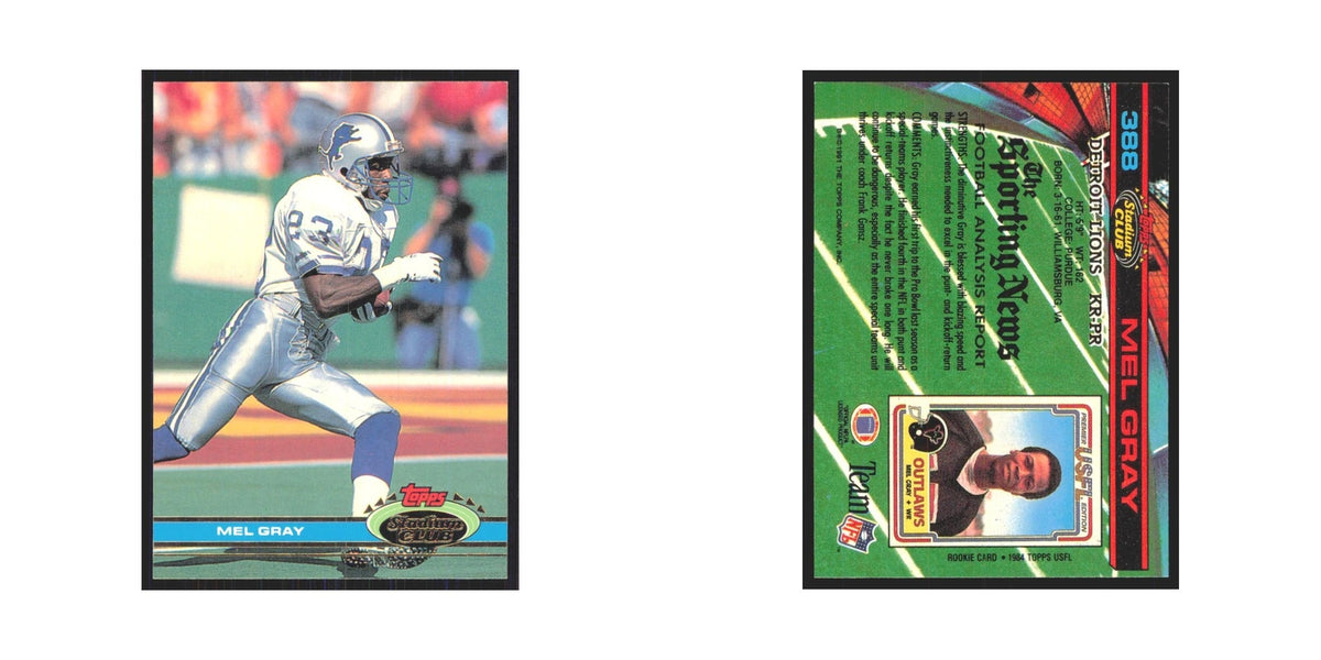 1991 Stadium Club Mel Gray Lions #388