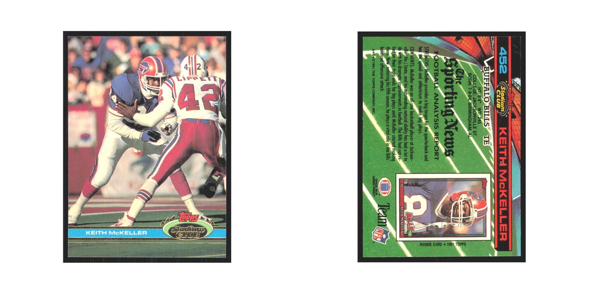 1991 Stadium Club Keith McKeller Bills #452