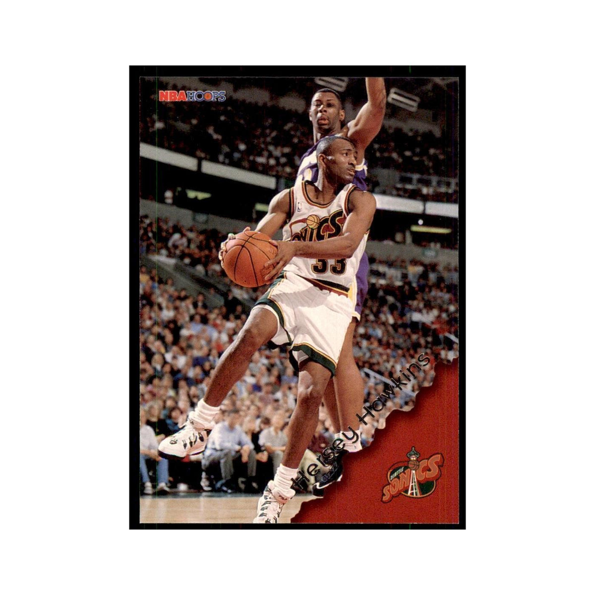 1996 Hoops Hersey Hawkins Seattle SuperSonics #146