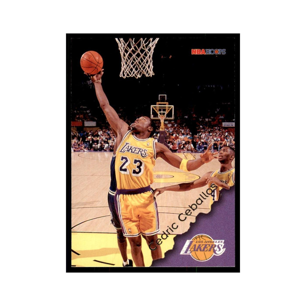 1996 Hoops Cedric Ceballos Lakers #77