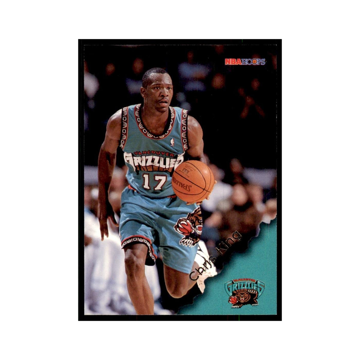 1996 Hoops Chris King Vancouver Grizzlies #165