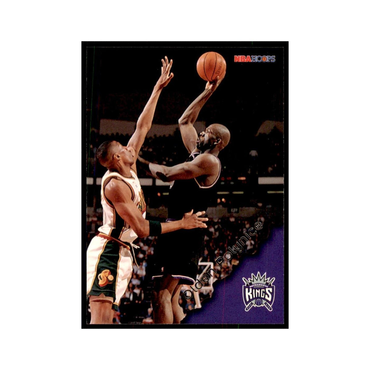 1996 Hoops Olden Polynice Kings #136