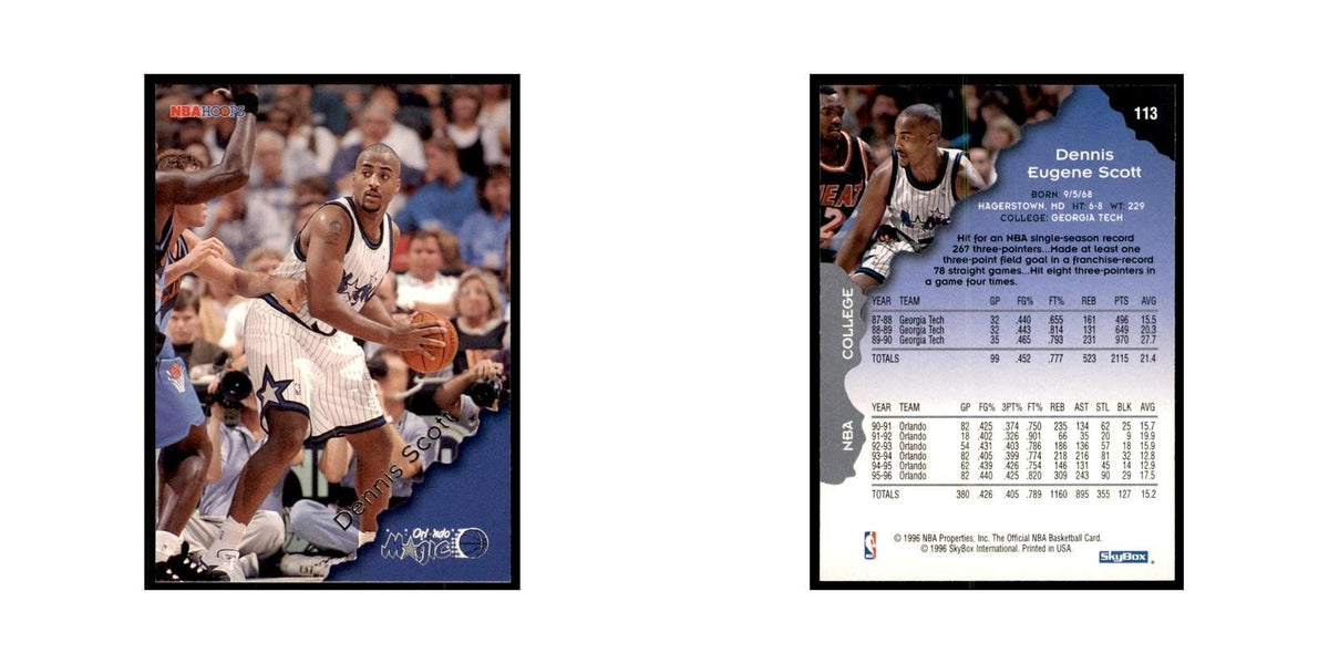 1996 Hoops Dennis Scott Magic #113