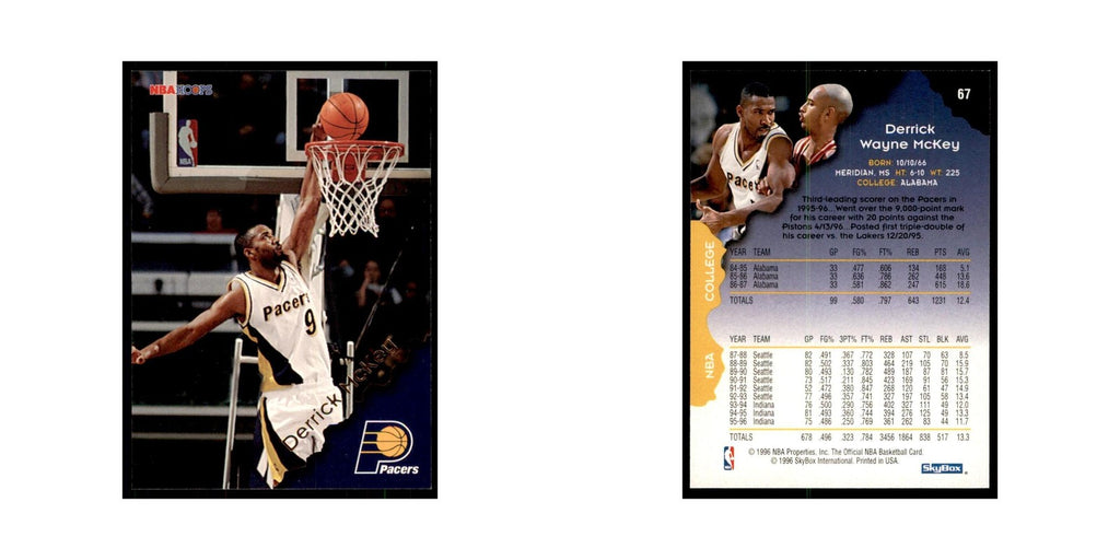 1996 Hoops Derrick McKey Pacers #67
