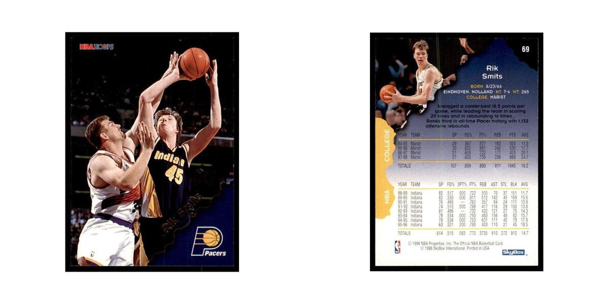 1996 Hoops Rik Smits Pacers #69