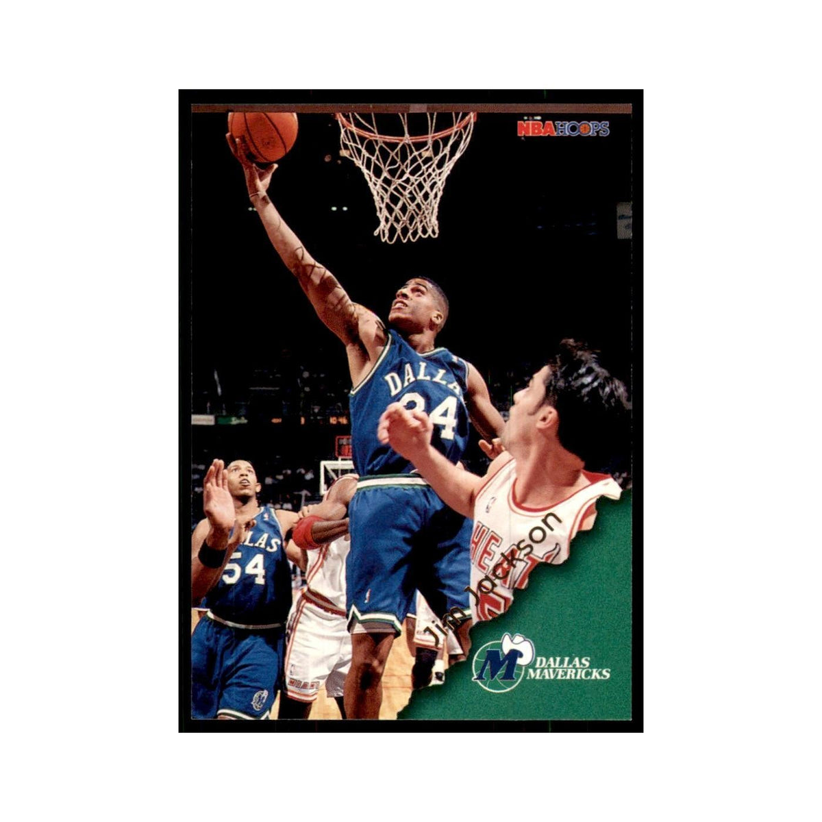 1996 Hoops Jim Jackson Mavericks #33