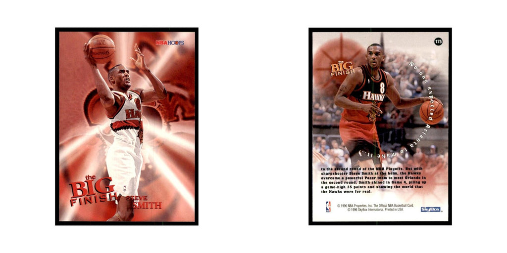 1996 Hoops Steve Smith Hawks #175