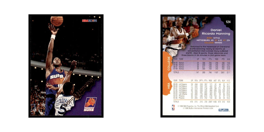 1996 Hoops Danny Manning Suns #124