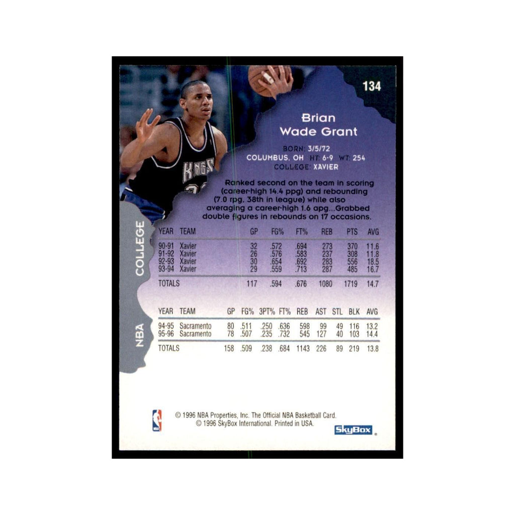 1996 Hoops Brian Grant Kings #134