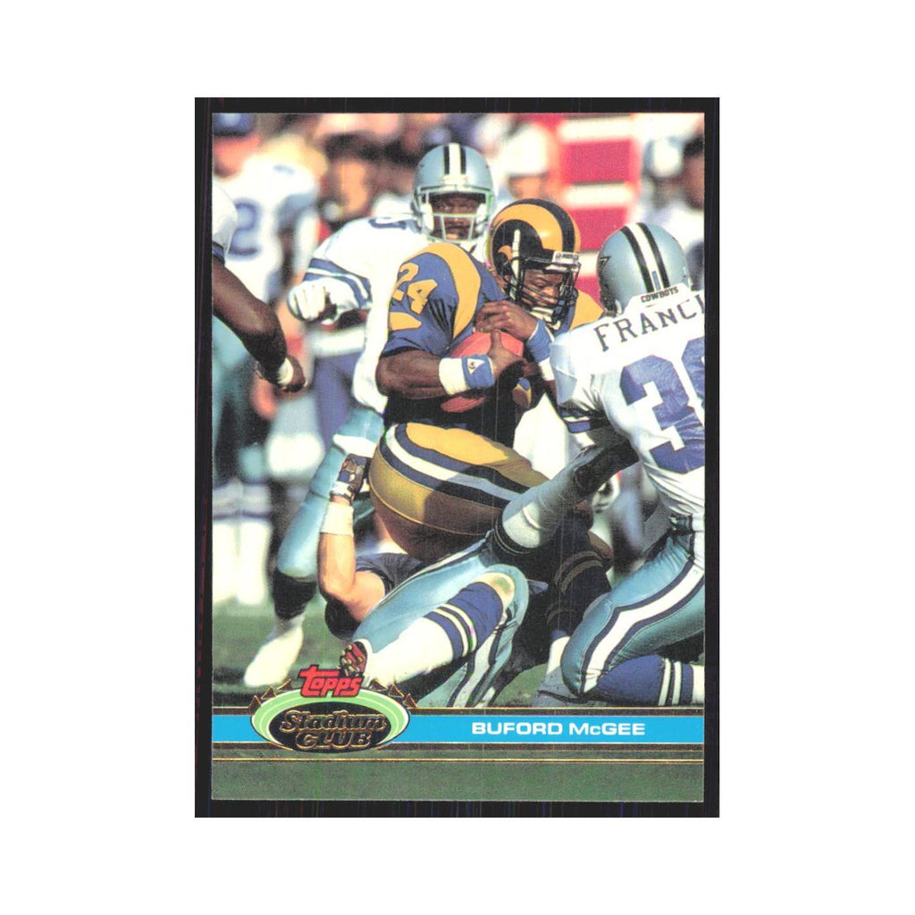 1991 Stadium Club Buford McGee Rams #198