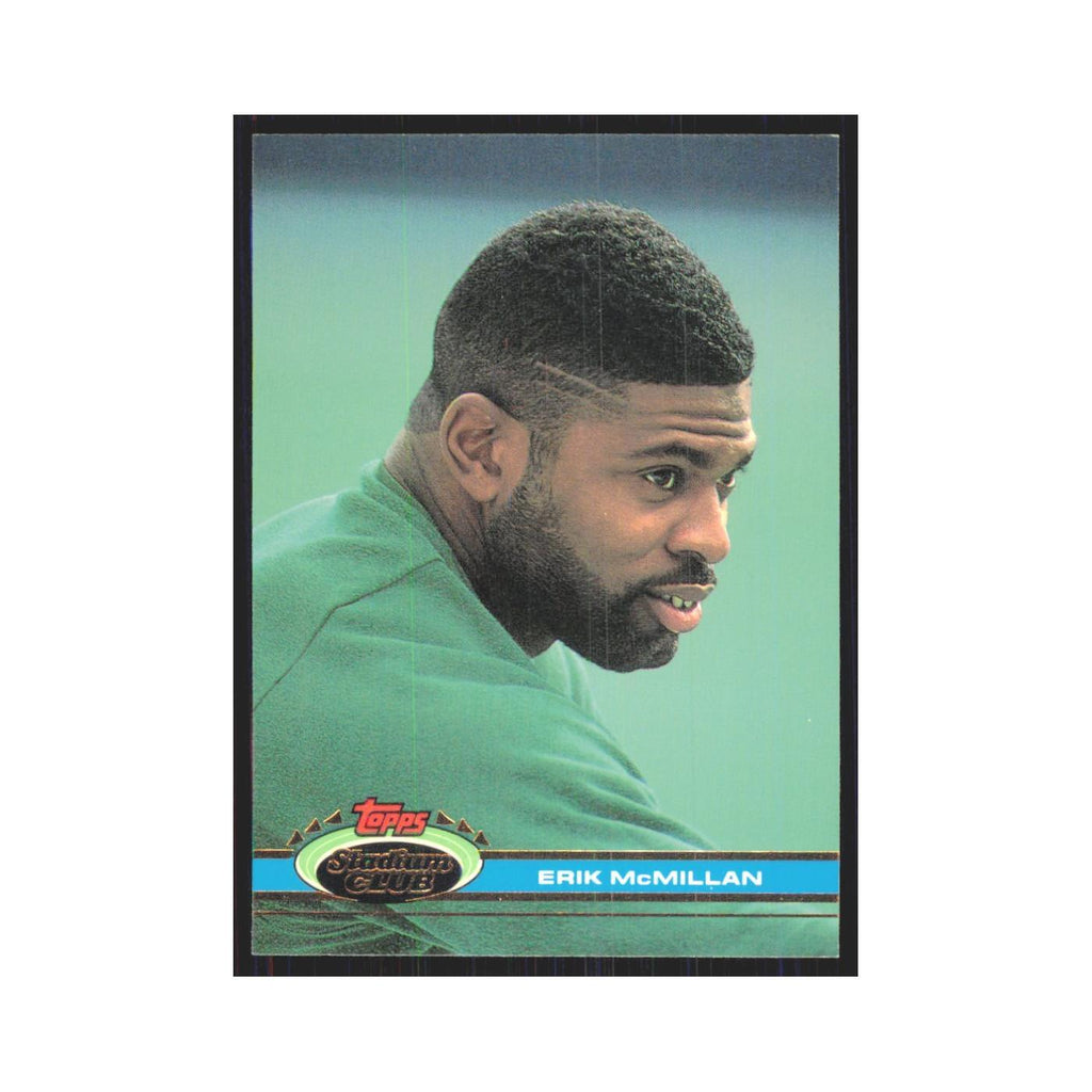 1991 Stadium Club Erik McMillan Jets #293