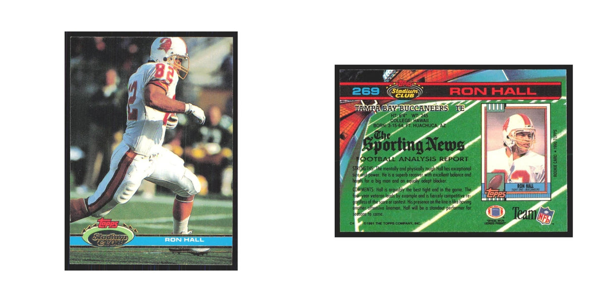 1991 Stadium Club Ron Hall Buccaneers #269