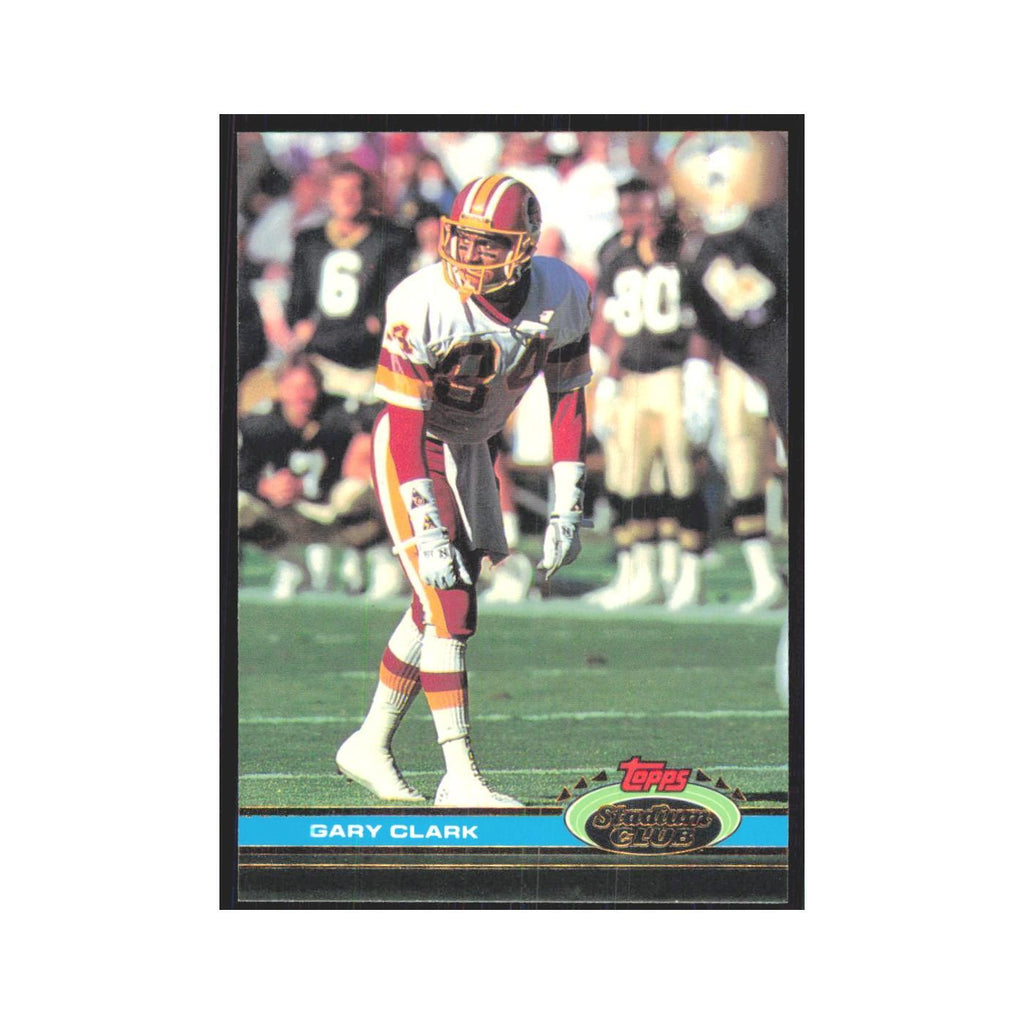 1991 Stadium Club Gary Clark Redskins #242