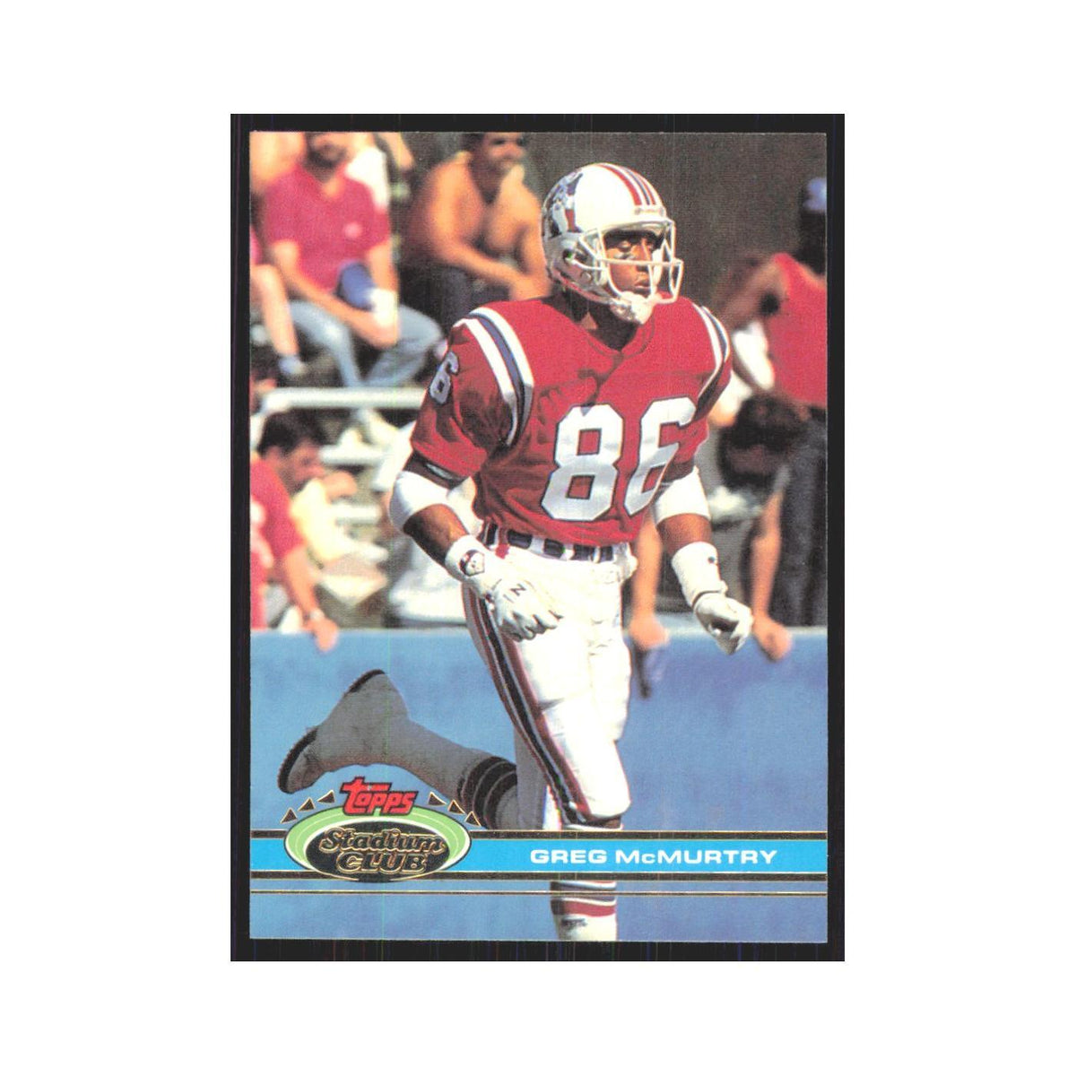 1991 Stadium Club Greg McMurtry Patriots #192