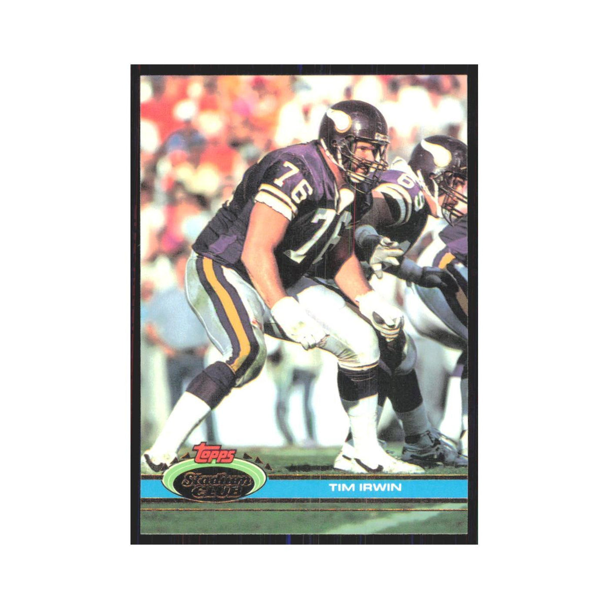 1991 Stadium Club Tim Irwin Vikings #236