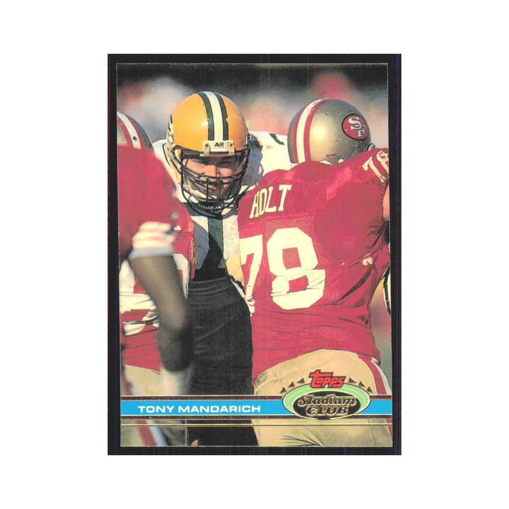 1991 Stadium Club Tony Mandarich Packers #177
