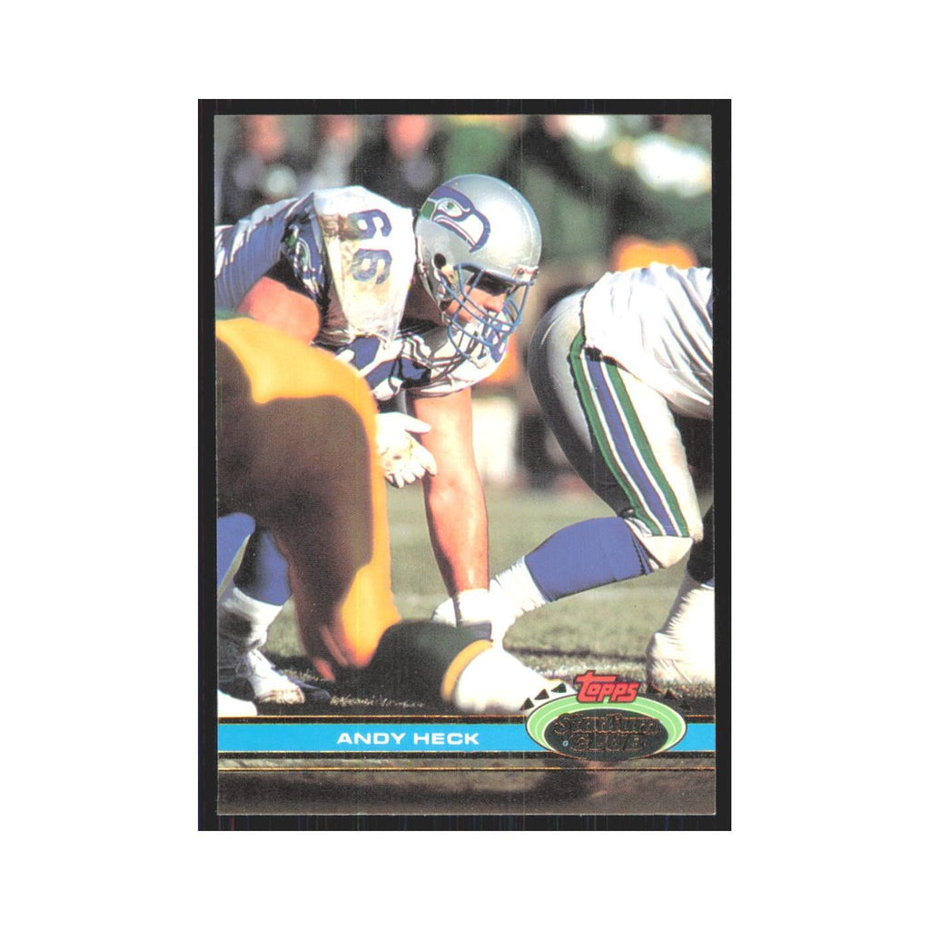 1991 Stadium Club Andy Heck Seahawks #279
