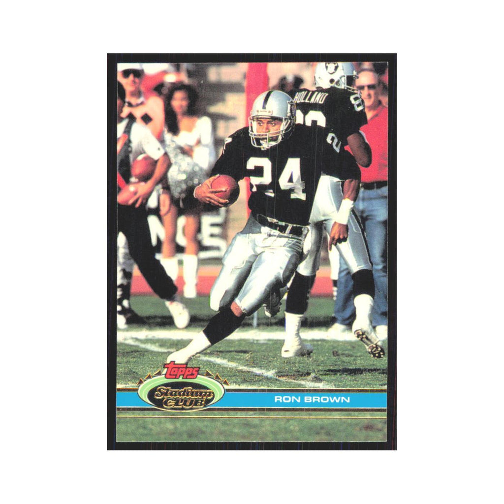 1991 Stadium Club Ron Brown Los Angeles Raiders #280