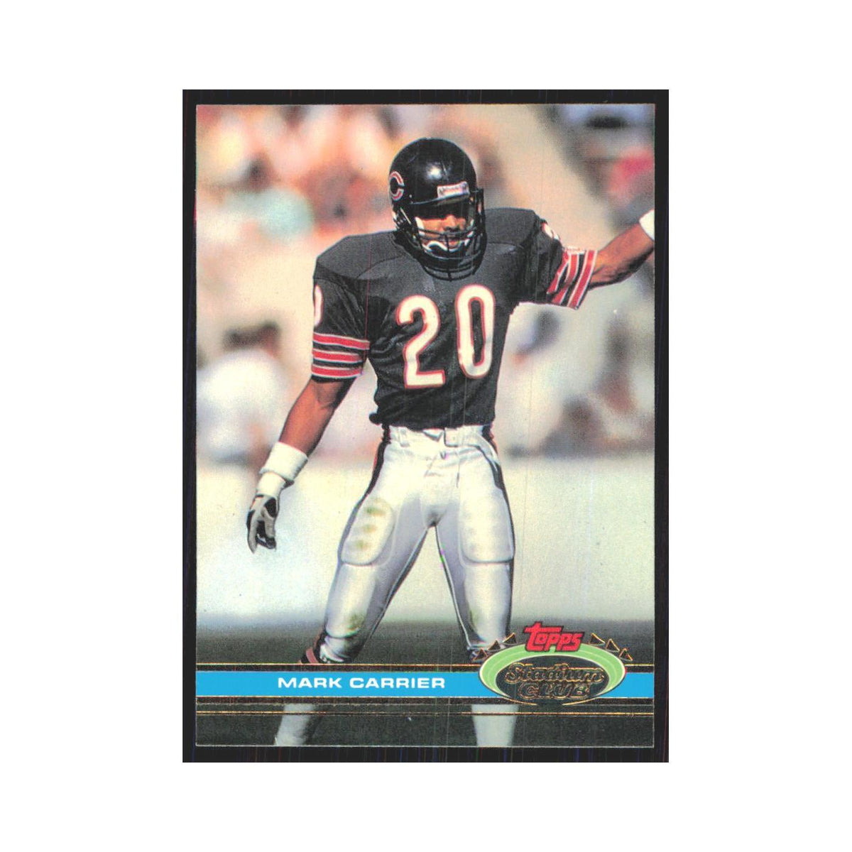 1991 Stadium Club Mark Carrier Bears #337