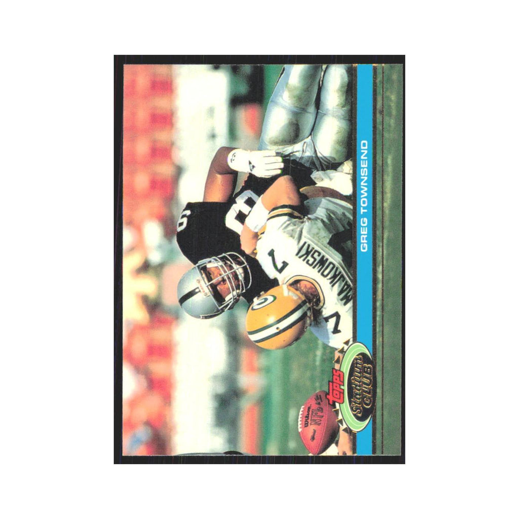 1991 Stadium Club Greg Townsend Los Angeles Raiders #304