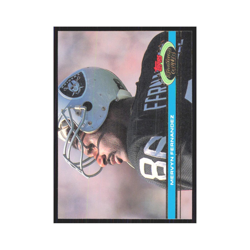 1991 Stadium Club Mervyn Fernandez Los Angeles Raiders #199