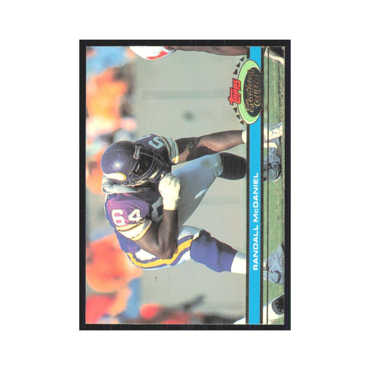 1991 Stadium Club Randall McDaniel Vikings #172