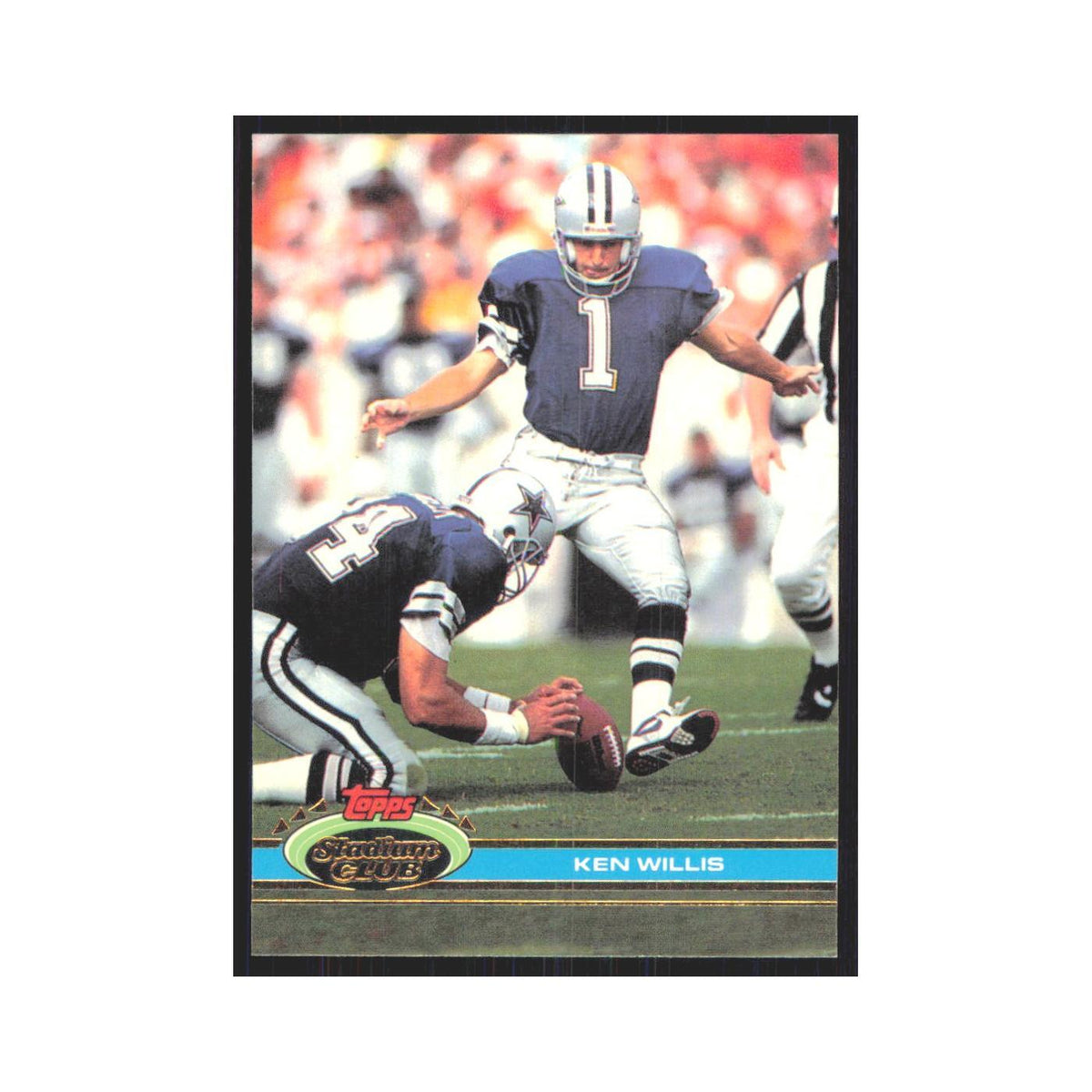 1991 Stadium Club Ken Willis Cowboys #259