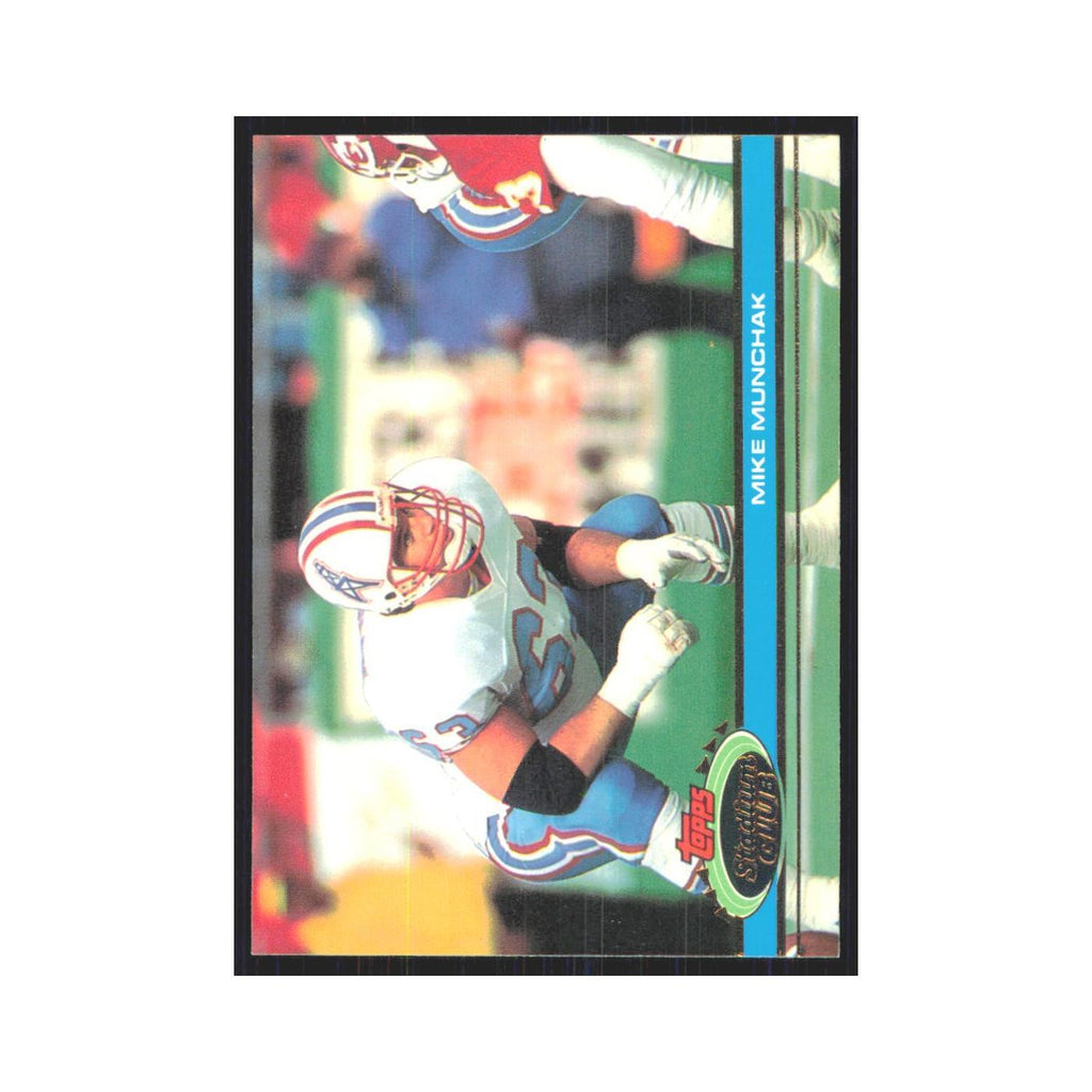 1991 Stadium Club Mike Munchak Houston Oilers #159