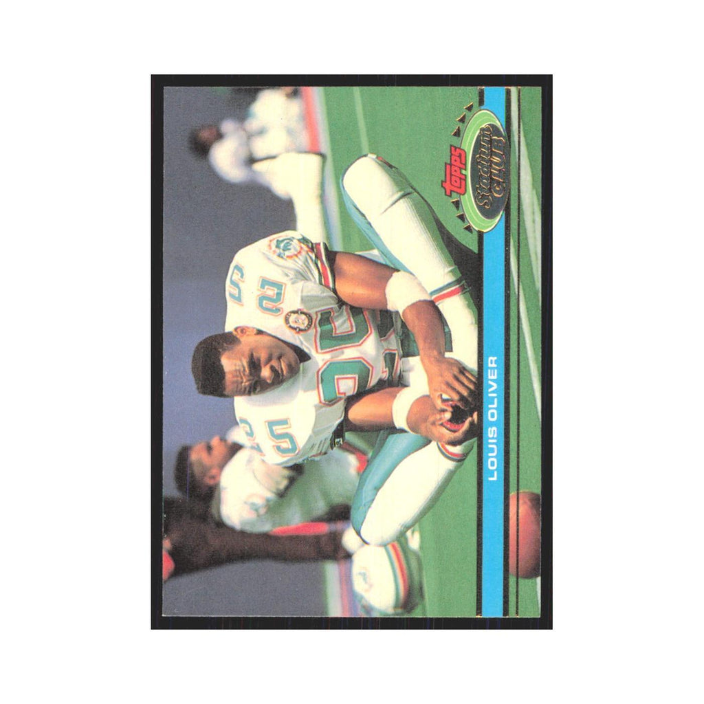 1991 Stadium Club Louis Oliver Dolphins #90