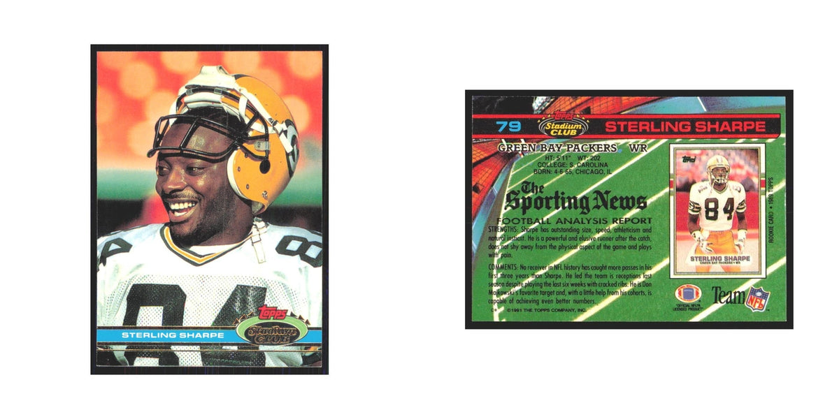 1991 Stadium Club Sterling Sharpe Packers #79