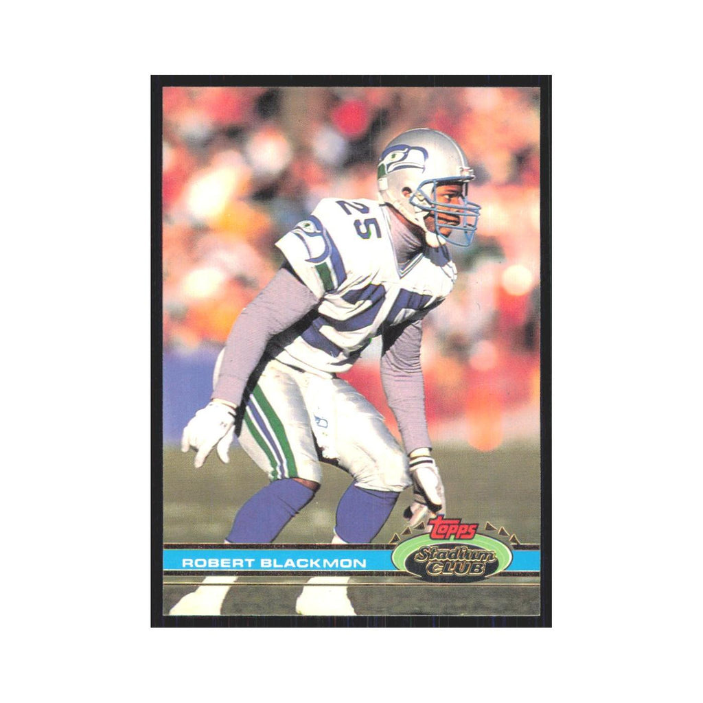 1991 Stadium Club Robert Blackmon Seahawks #56
