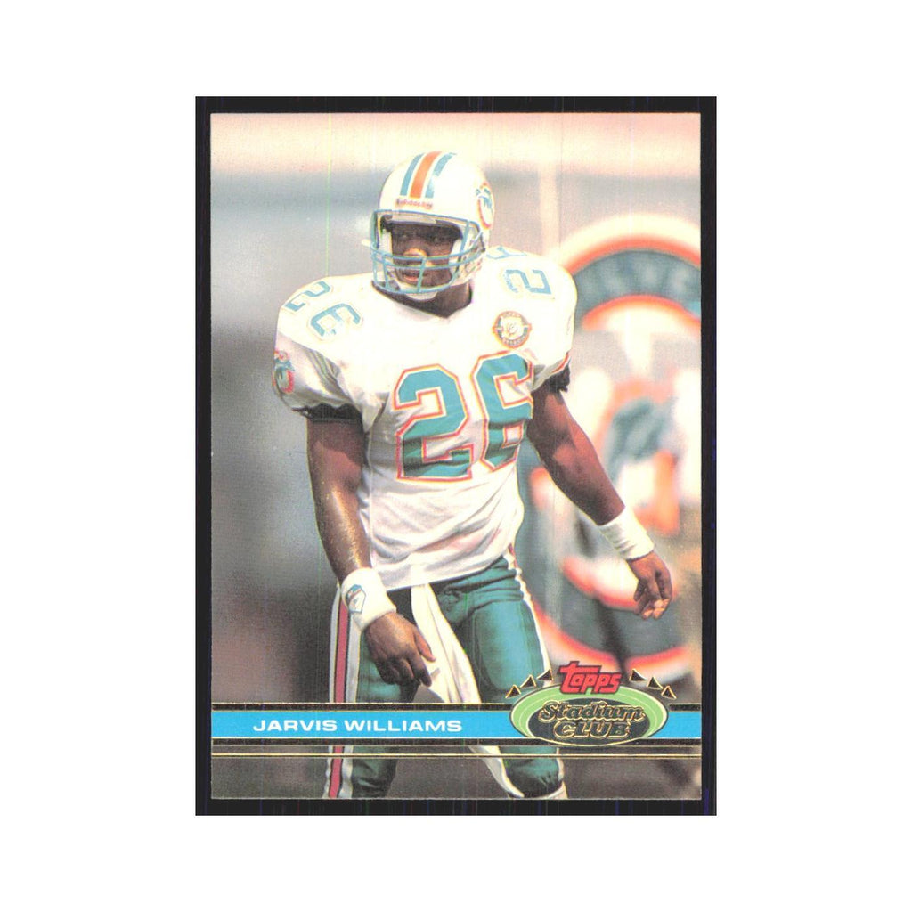 1991 Stadium Club Jarvis Williams Dolphins #136