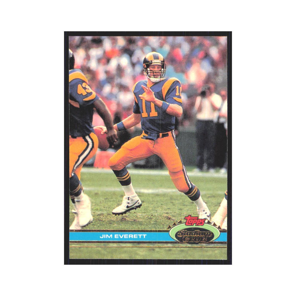 1991 Stadium Club Jim Everett Rams #107