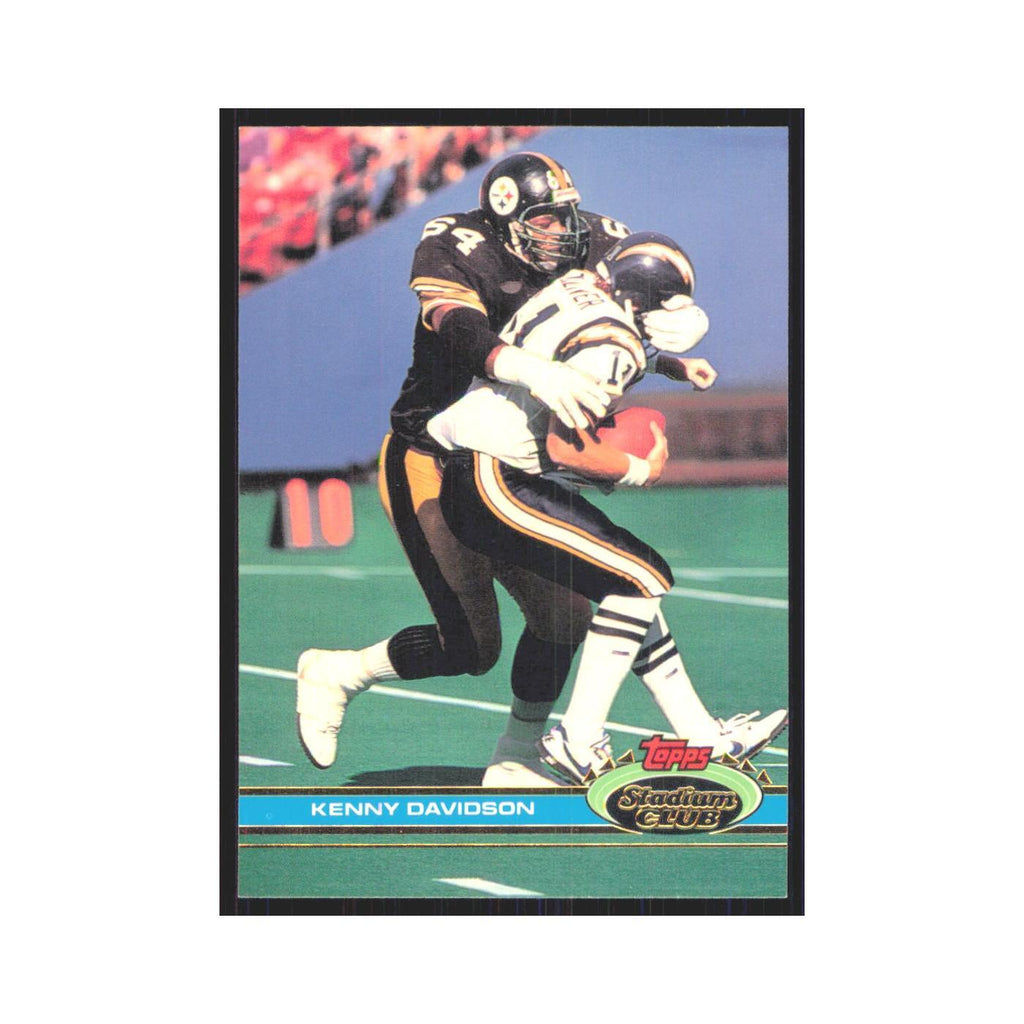1991 Stadium Club Kenny Davidson Steelers #106